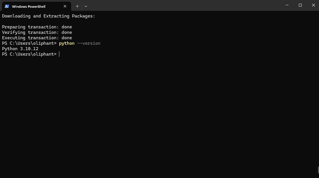 Command to Check Python Version