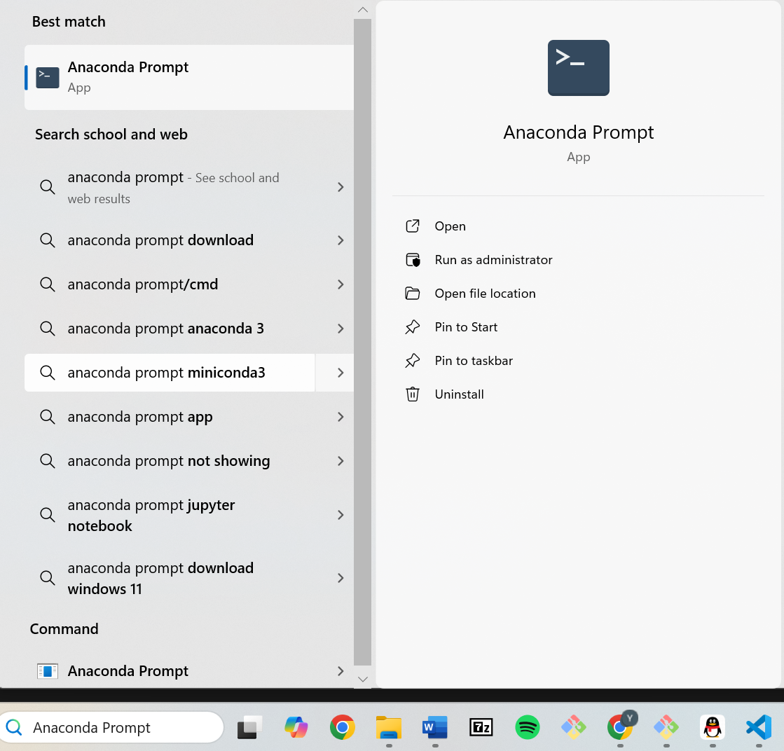 anaconda prompt